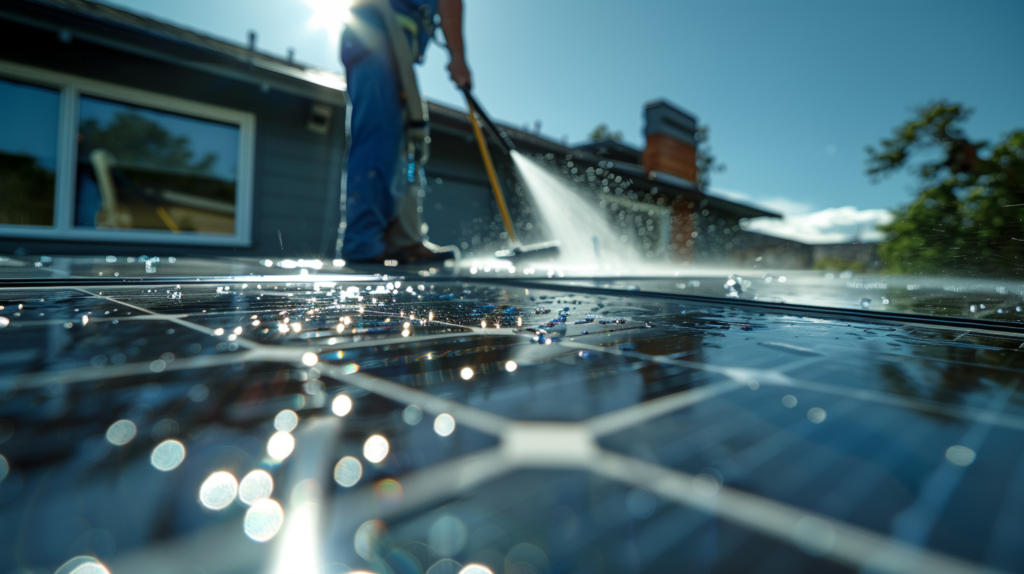 Zonnepanelen reinigen - Bezemer Cleaning Group